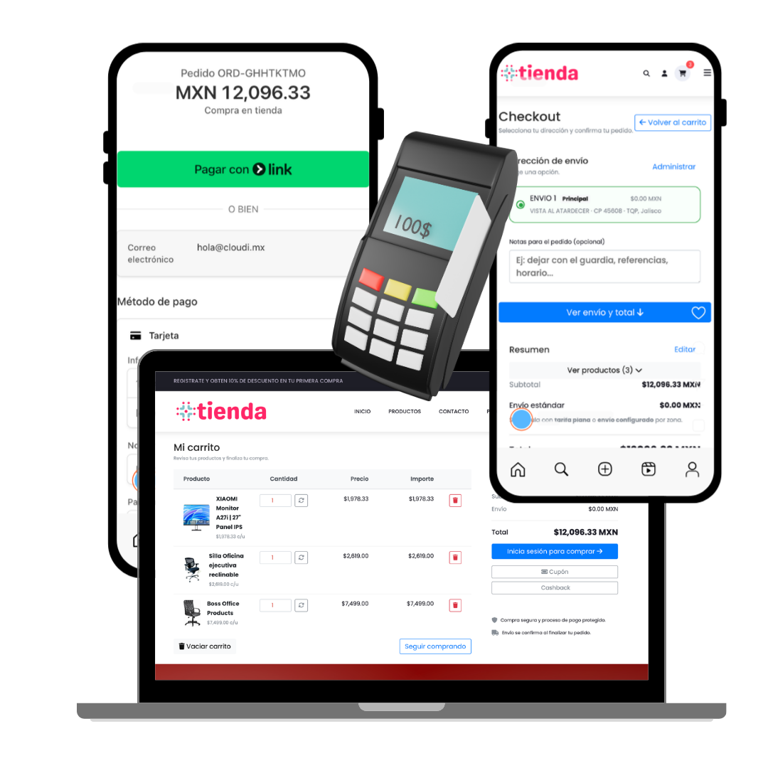 Vista de ecommerce